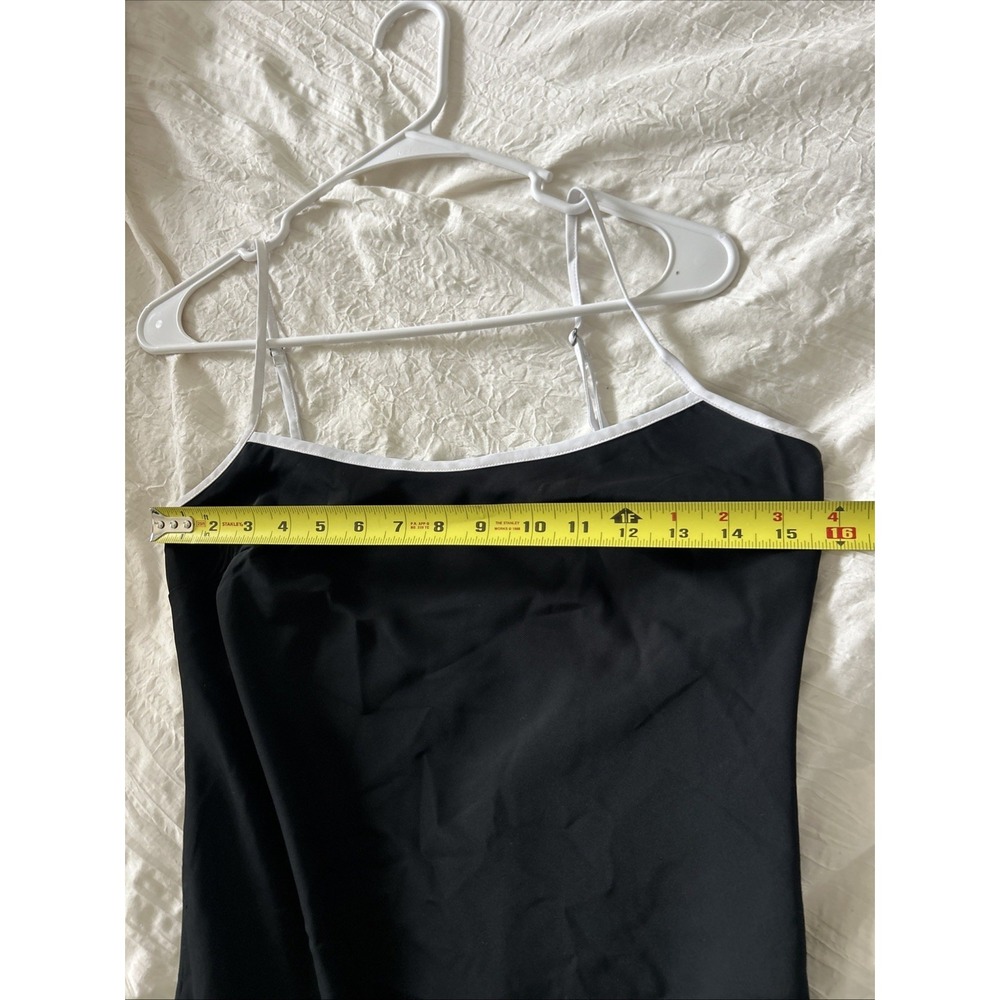 Abercrombie & Fitch Julia Dress Womens S Black Satin Slip Midi Minimalist MINT - Picture 7 of 7